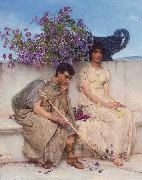 Sir Lawrence Alma-Tadema,OM.RA,RWS, An eloquent silence